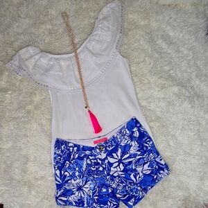 Lilly Pulitzer Callahan Shorts "Flocking Fabulous"